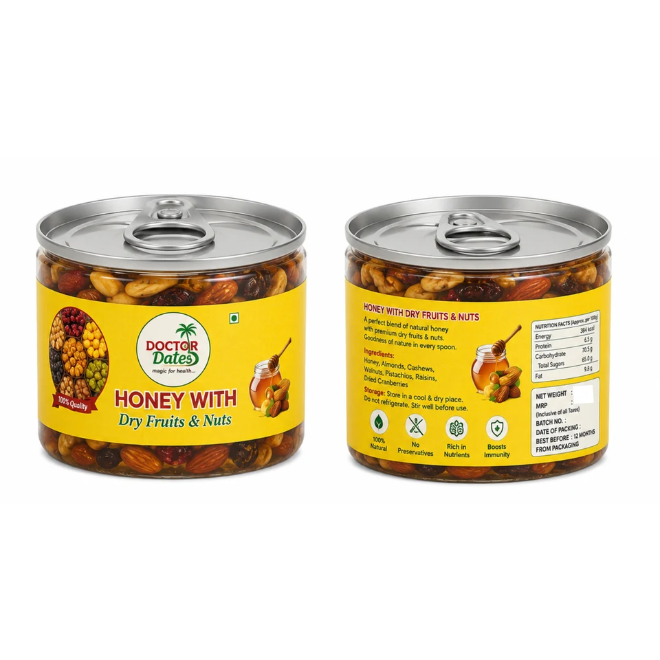 Honey with Dry Fruits & Nuts — Gold 300 g pack