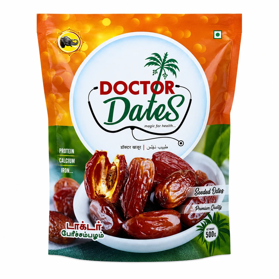 Doctor Dates Seeded Dates 500 g pack